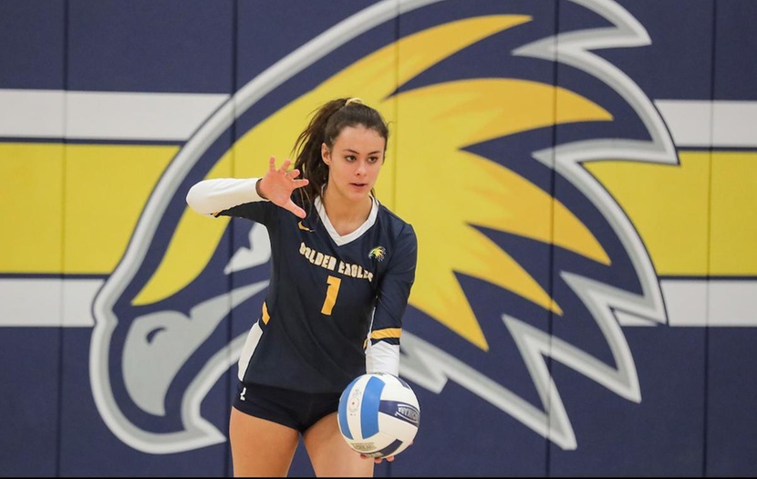 Volleyball Earns Split in Riverton